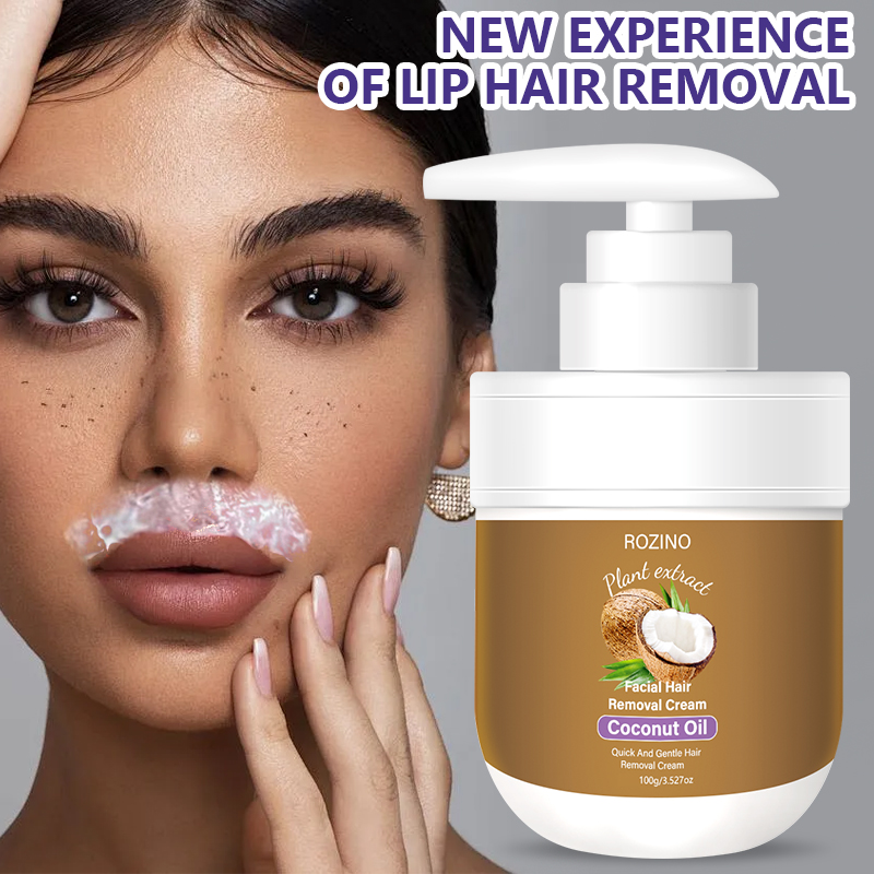 Hair Care Natural Ingredients - Crema depilatoria para labios Rozino con