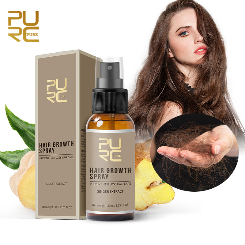 Hair Care Lotion - PURC-Spray de jengibre para el cabello,