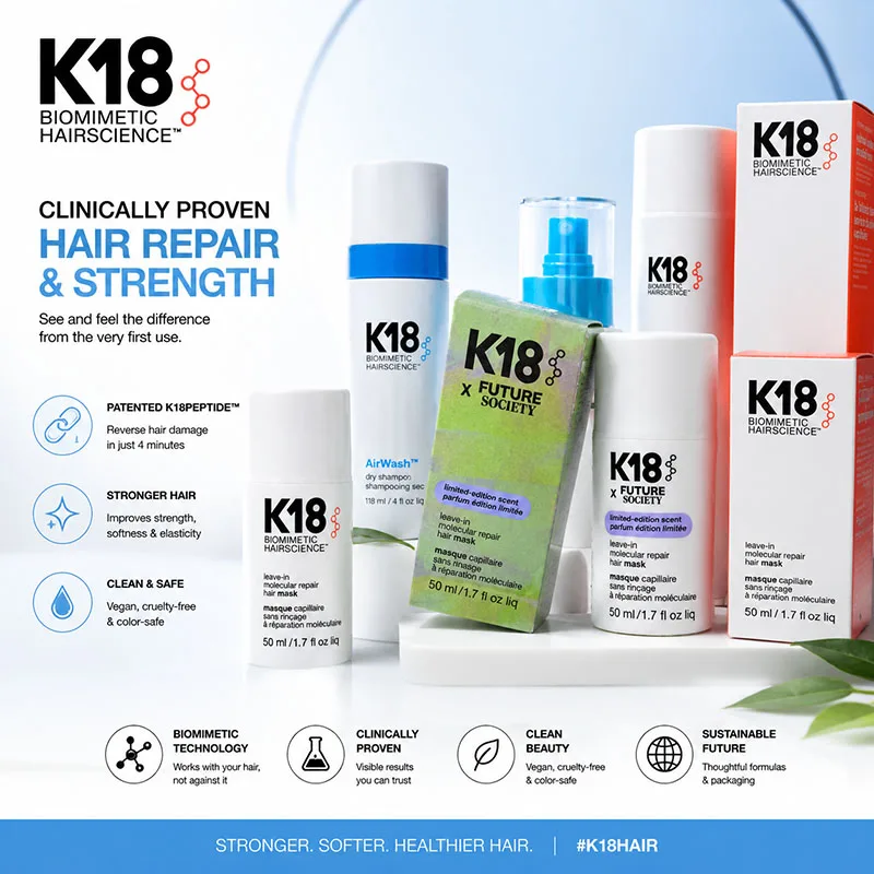 Mascarilla capilar reparadora  - Hair Care K18 reseña y precio